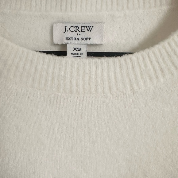 J. Crew Colorblock Sweater in Cream, White, and Olive XS - Picture 4 of 6